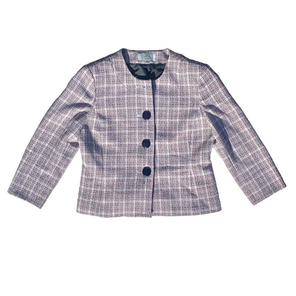 Le Suit Petite Shoulder Padded Suit Coat • 8P